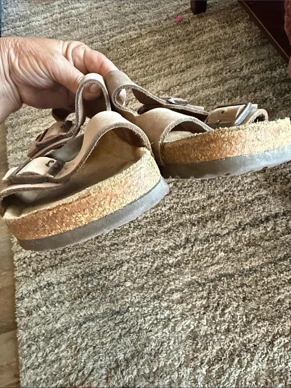 Birkenstock Sandals in Light Brown Men’s size 12